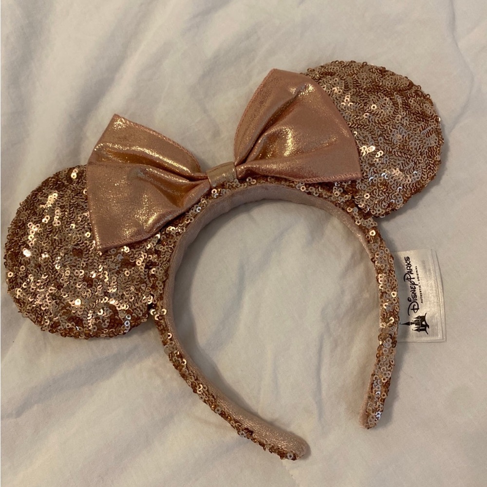 Rose gold Disney parks ear headband